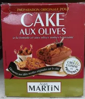 Préparation originale pour cake aux olives