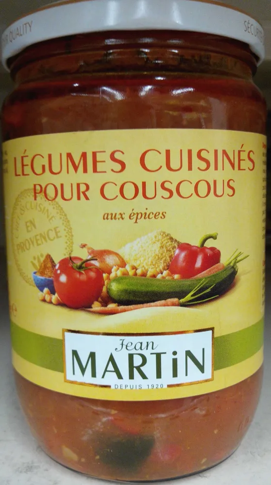 Légumes cuisinés pour couscous aux épices