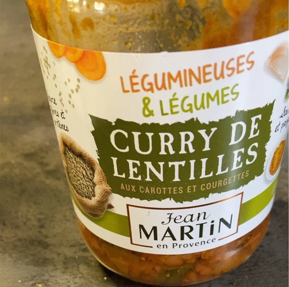 Curry de lentilles