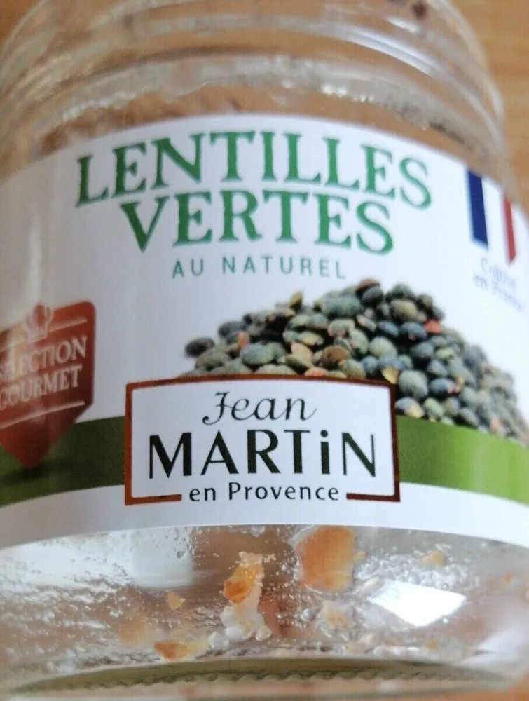 Lentilles vertes au naturel
