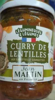 Curry de lentilles