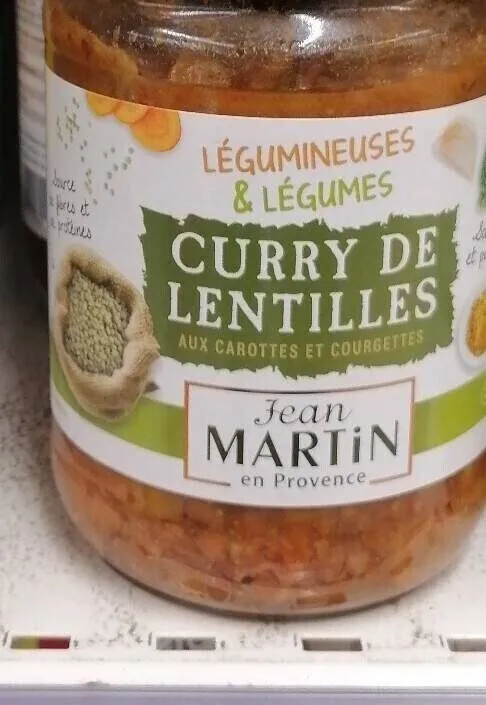 Curry de lentilles aux carottes et courgettes