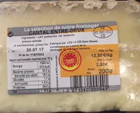 Cantal entre deux (30% MG)