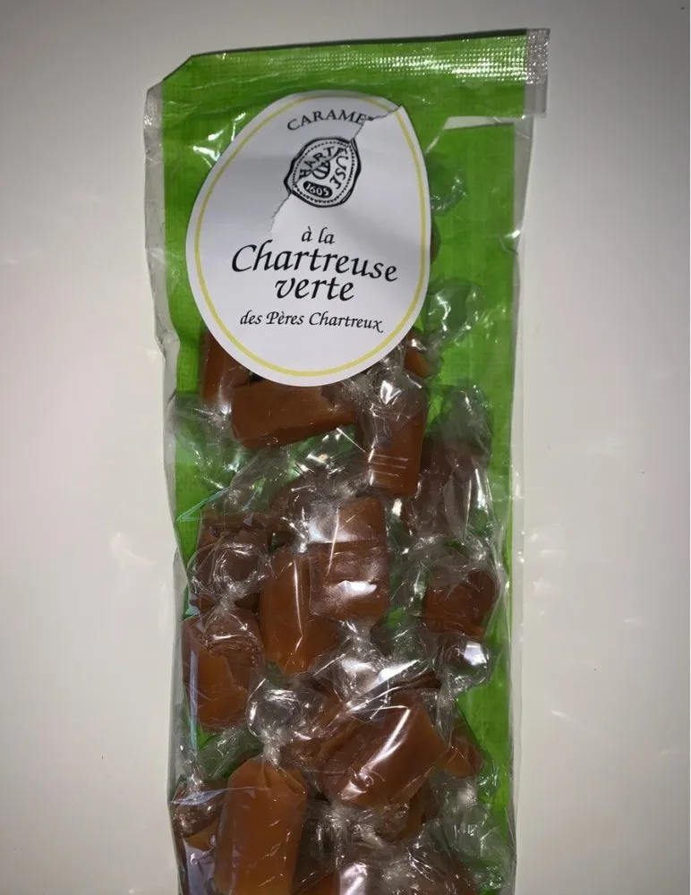 Caramels à la Chartreuse verte