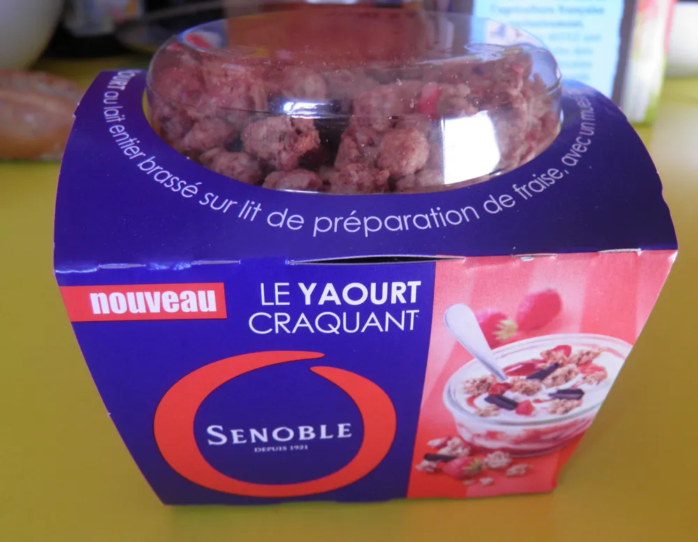 Le yaourt craquant Senoble