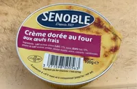 Crème dorée au four aux œufs frais