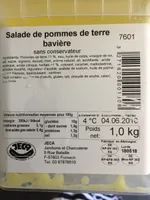 Salade de pomme de terre baviere
