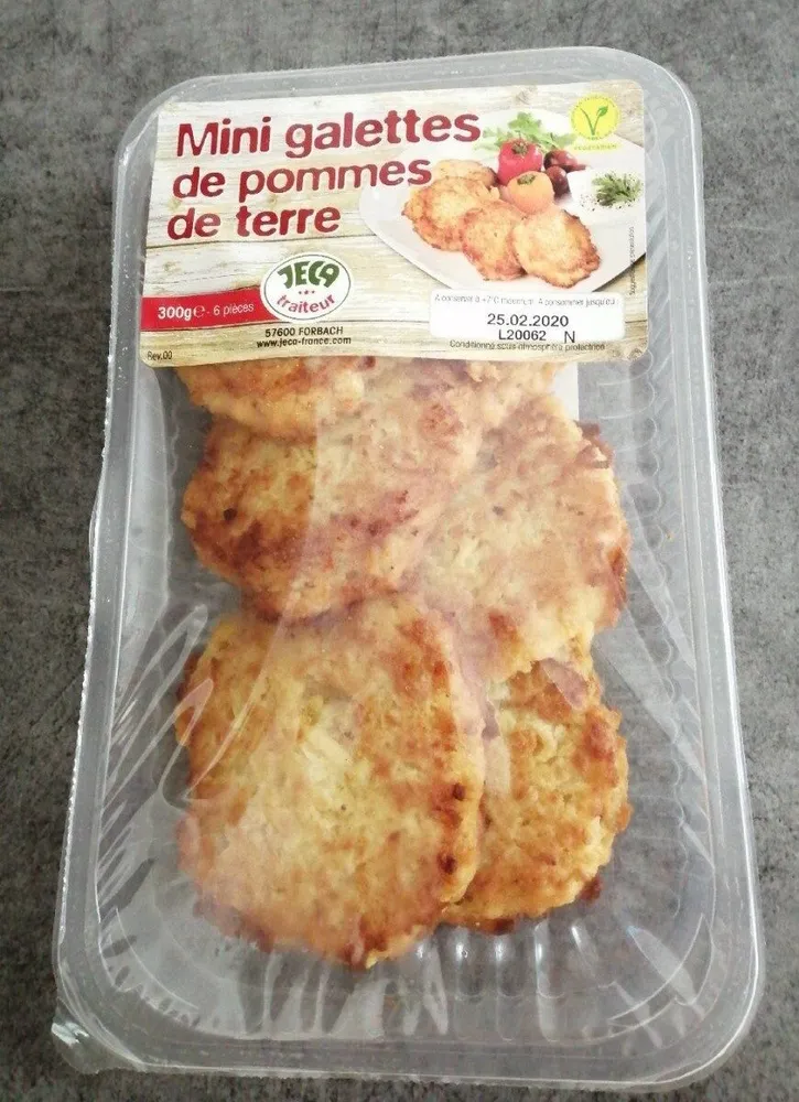 Mini galette de pommes de terres