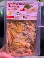 Gratin de pommes de terre et brocolis