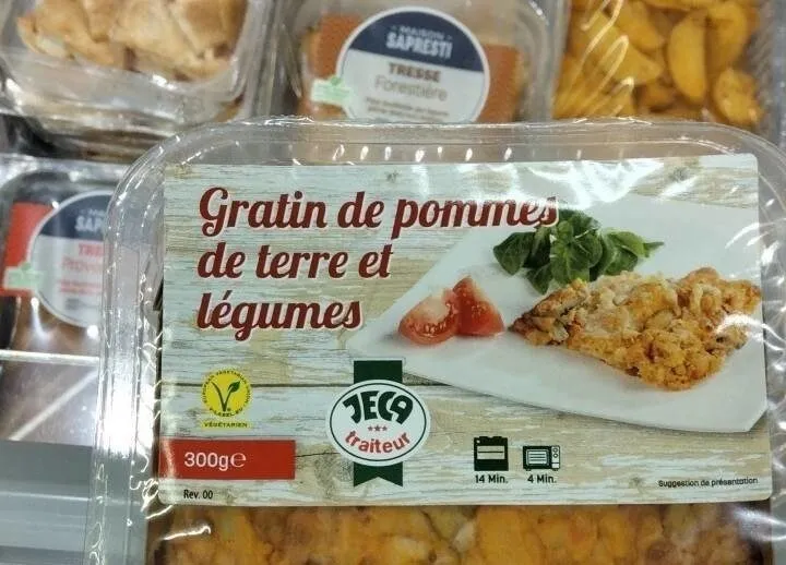 Gratin de pommes de terre et légumes
