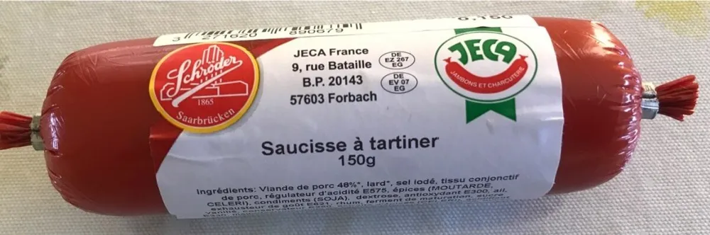Saucisse à tartiner 150g