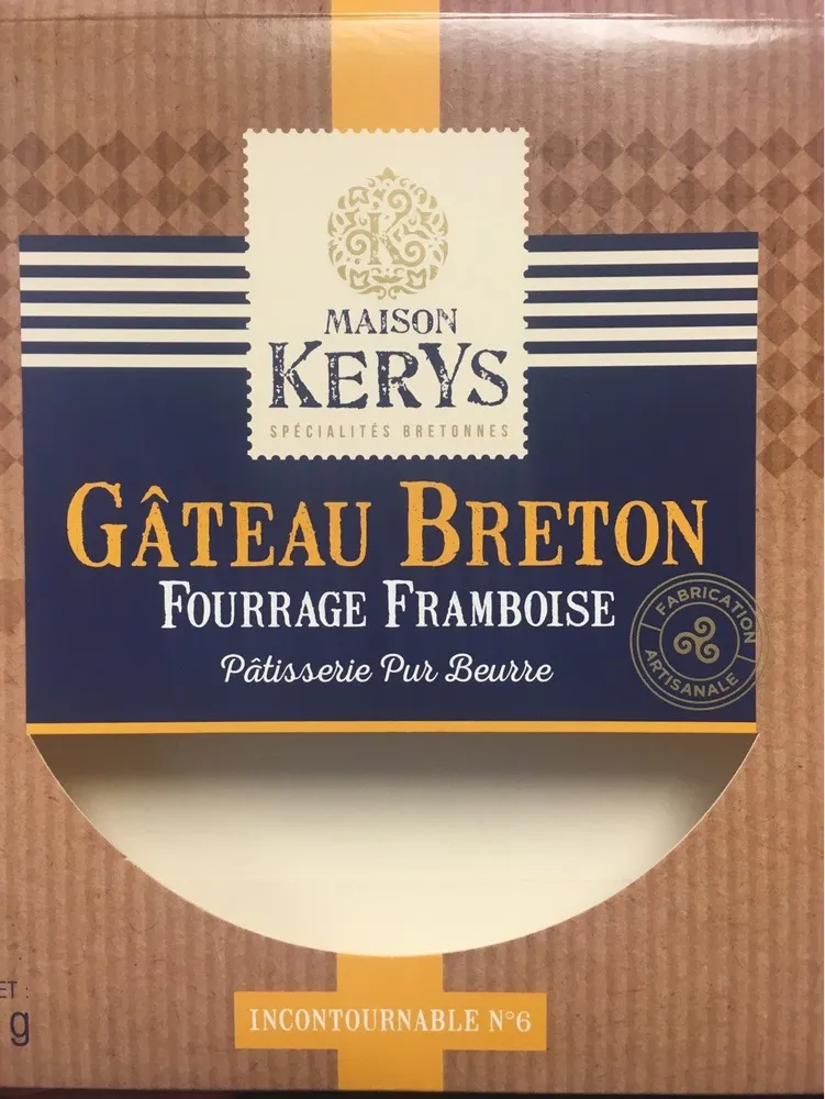 Gâteau Breton Fourrage Framboise