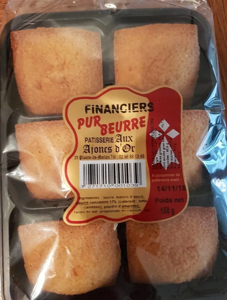 Financiers pur beurre