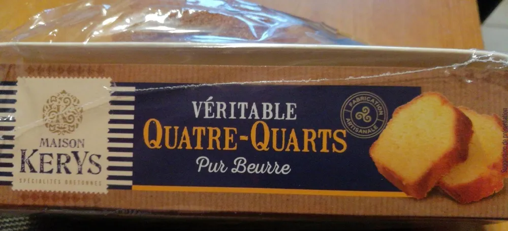 Véritable quatre-quarts pur beurre