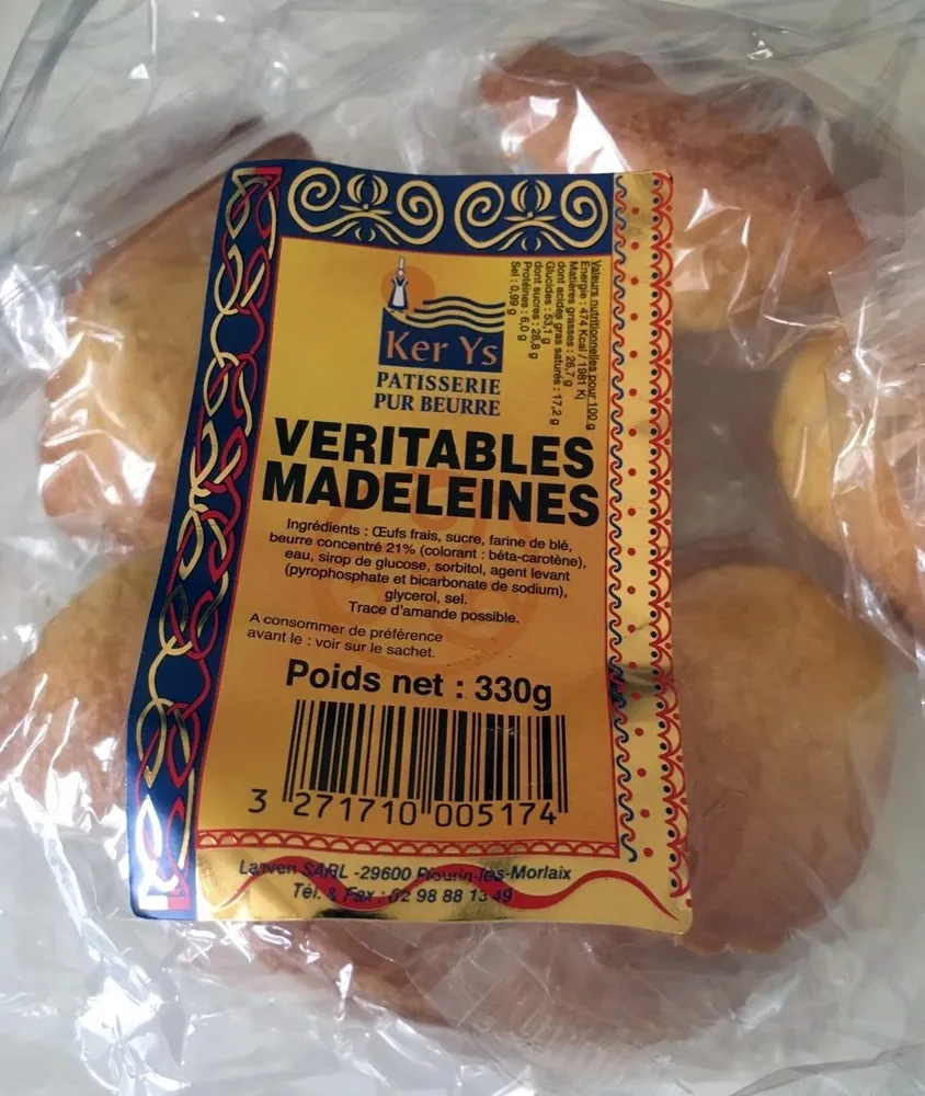 Veritables Madeleines