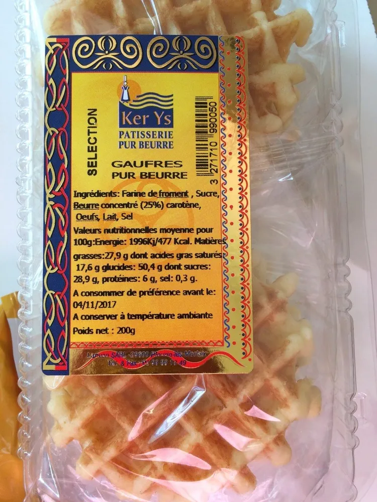 Gaufres pur beurre