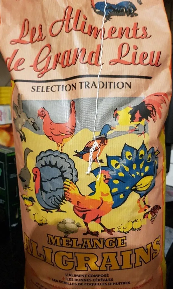 Les aliments du grand lieu