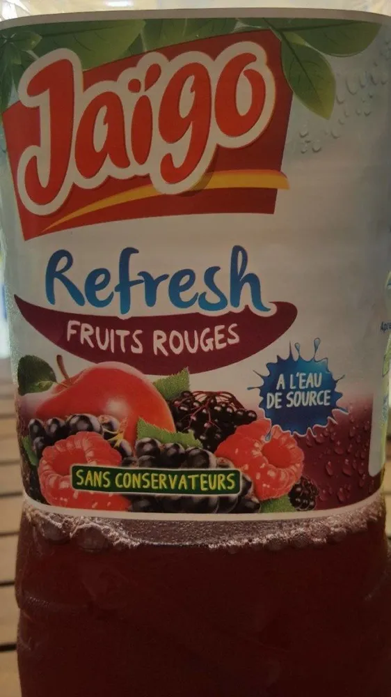 Refreh fruit  rouge