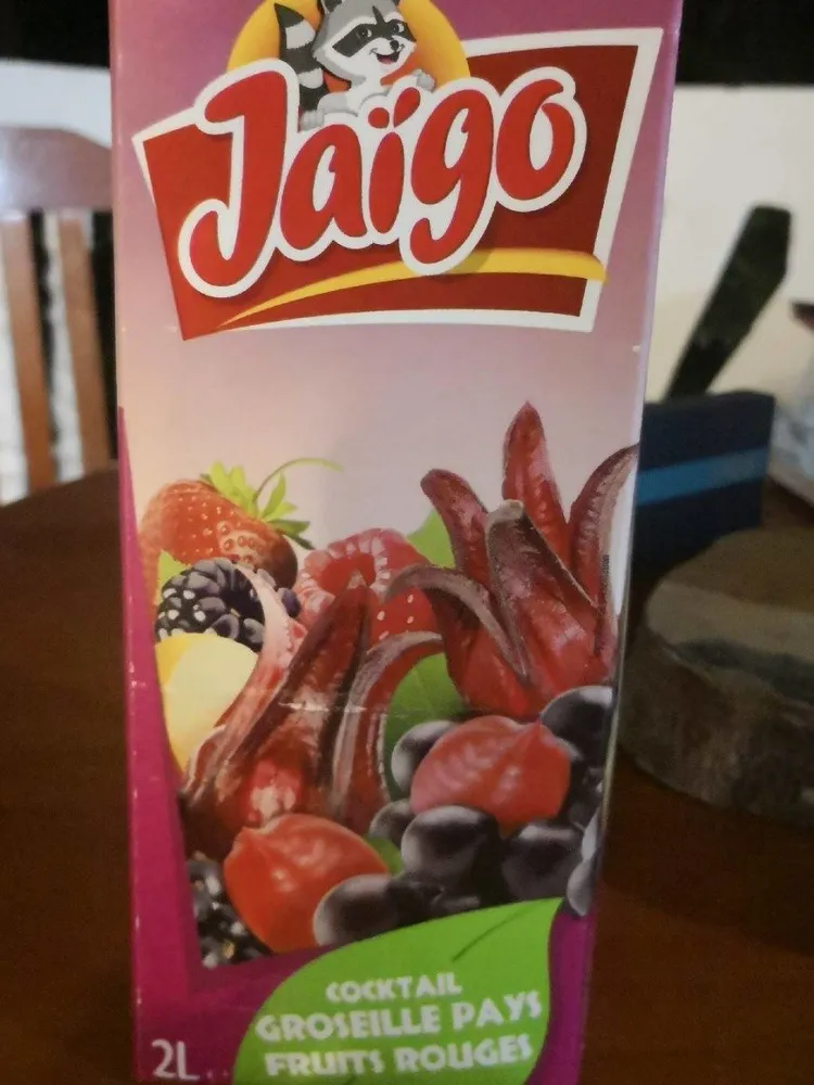 Cocktail groseille pays fruits rouge
