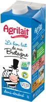 AGRILAIT - DE BRETAGNE Lait demi-écrémé stérilisé UHT brique