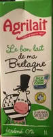 Lait écrémé UHT BBC sans OGM Bretagne