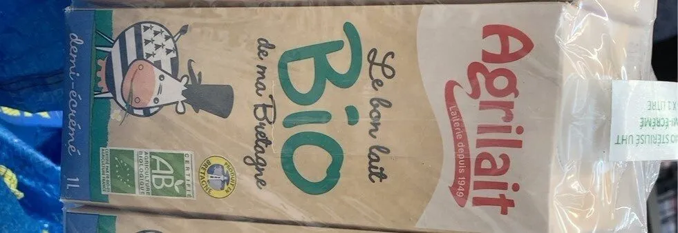 Le bon lait bio de ma Bretagne