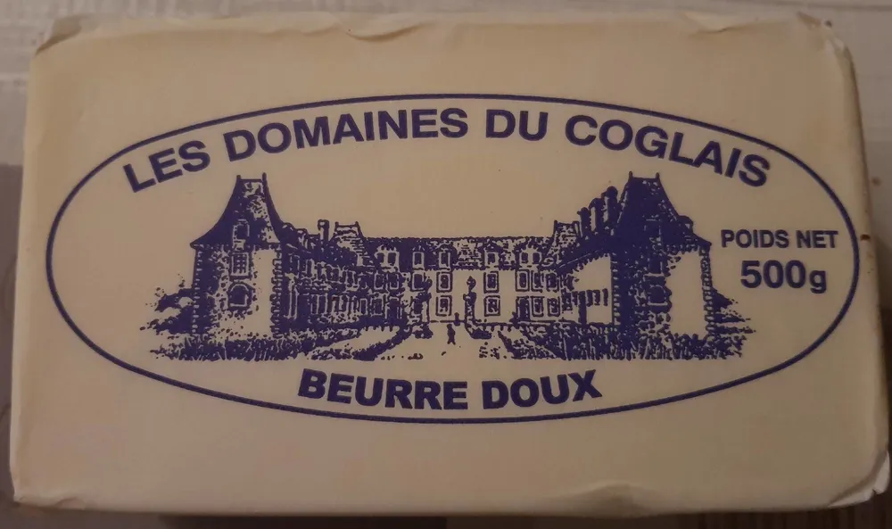 Beurre doux les domaines du coglais
