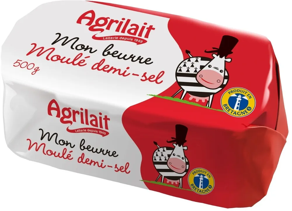Beurre moulé 500g demi-sel