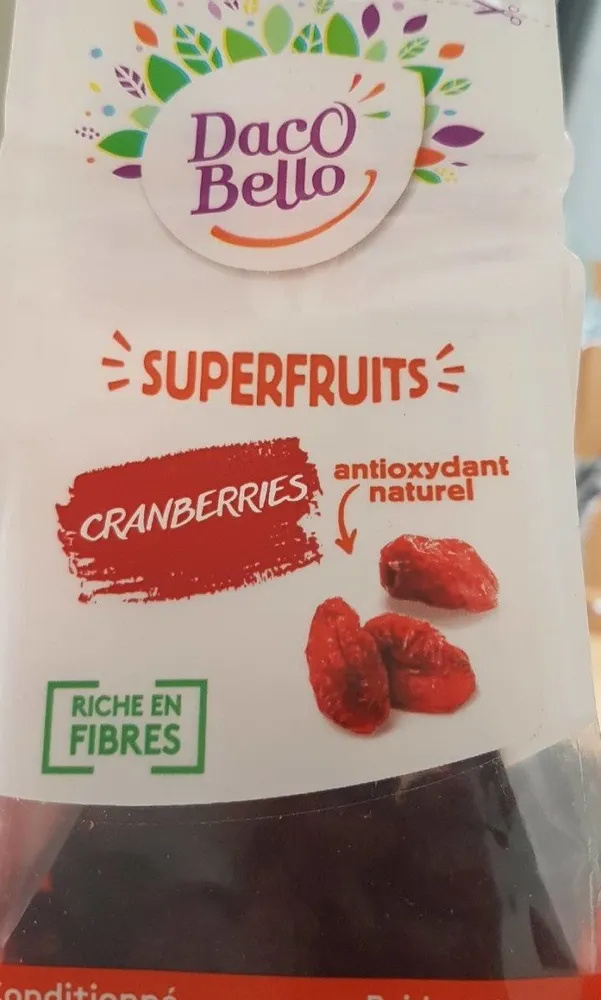 Superfruits cranberries