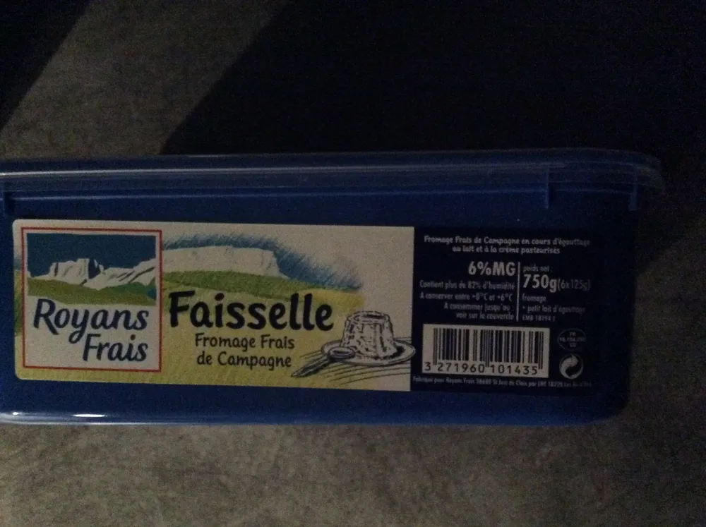 Faisselle au lait de vache