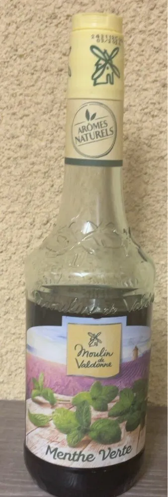 Sirop menthe verte