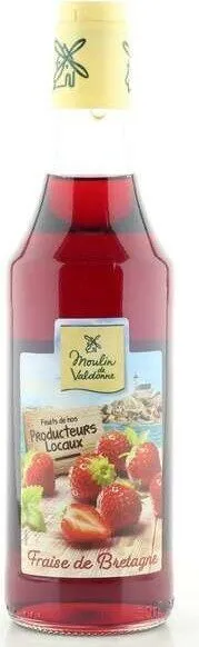 Sirop fraise de Bretagne