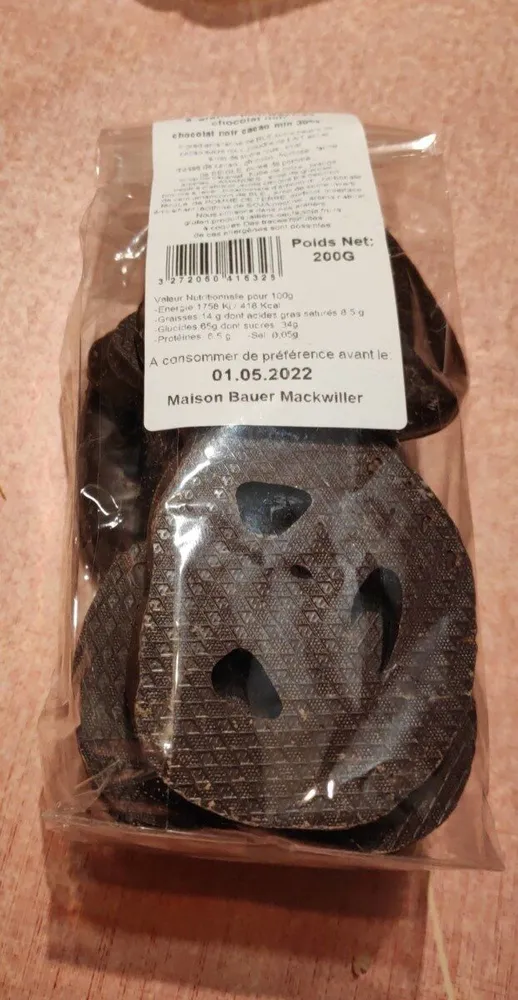 9 grands pain d'épices chocolat noir