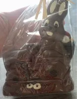 Lapin tracteur chocolat lait