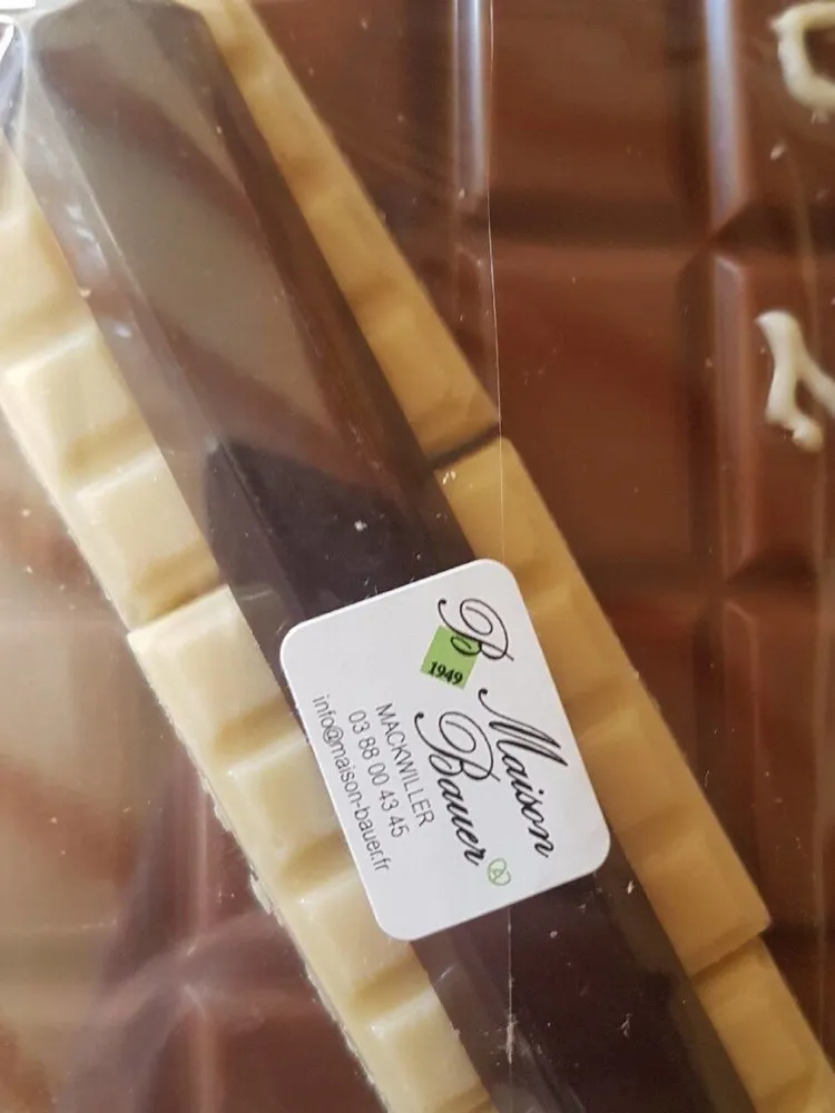 Tablette chocolat lait crayon