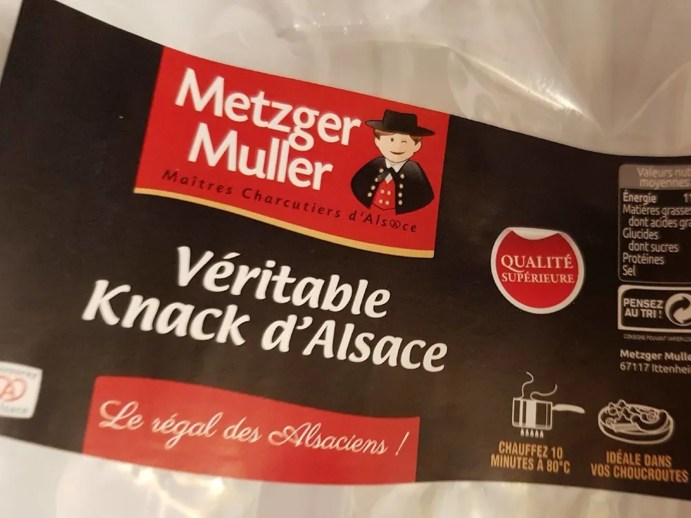 Veritable knack d'alsace