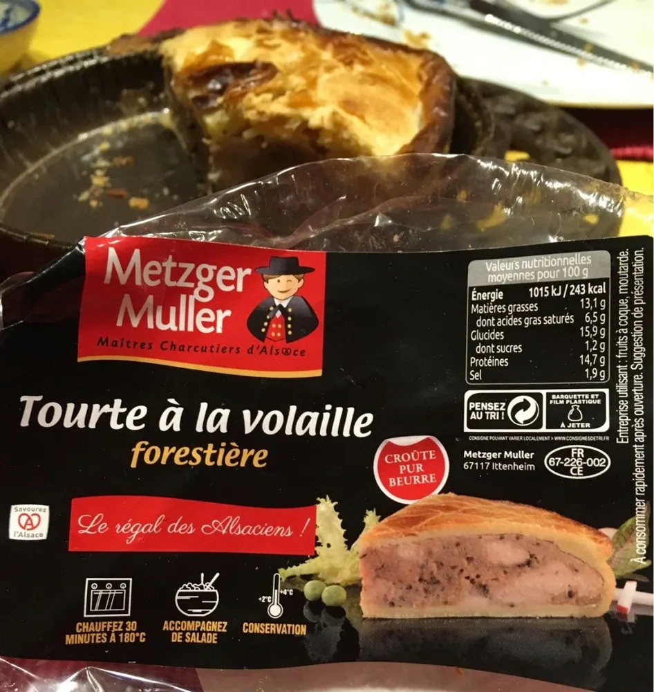 Tourte à la volaille
