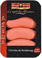 Metzger Muller, Cervelas de Strasbourg, qualite superieure, x4, la