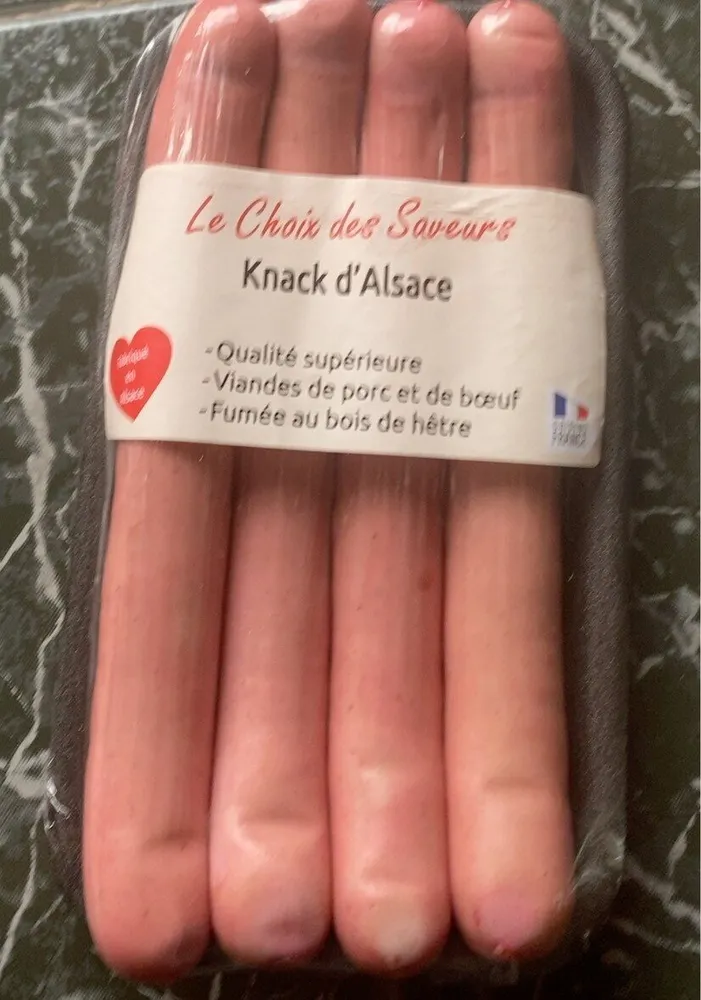 Veritable knack d’Alsace qual sup