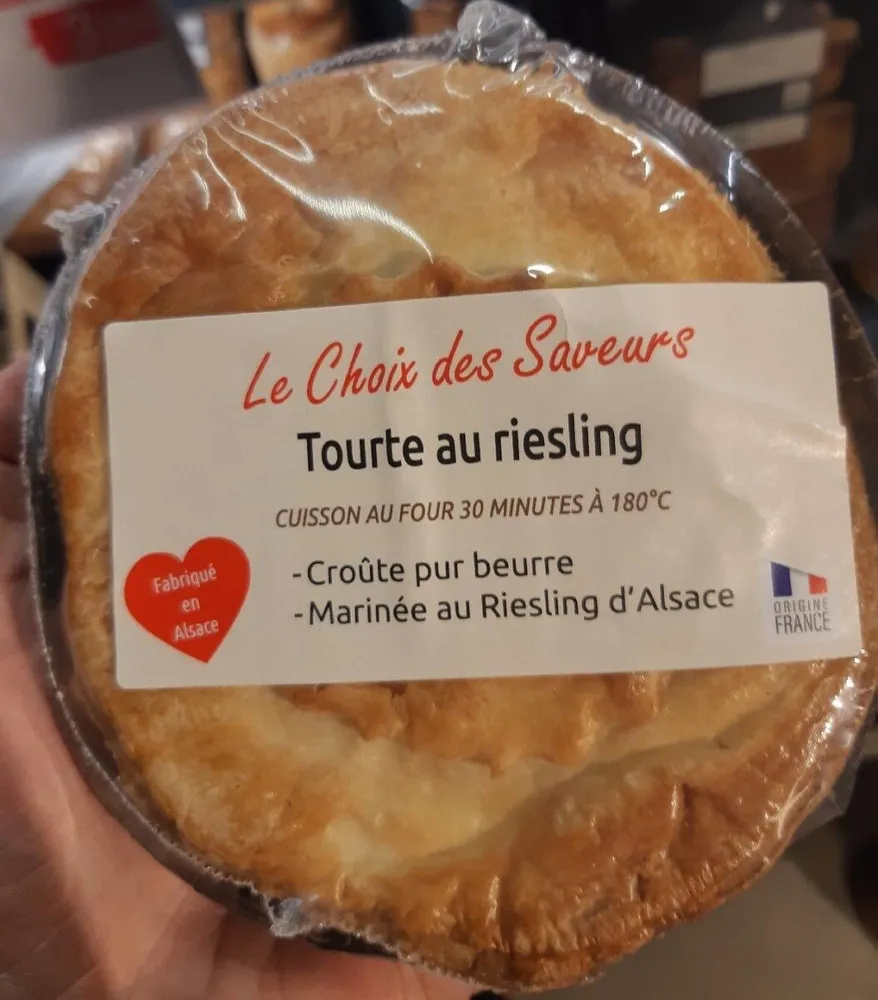 Tourte au riesling