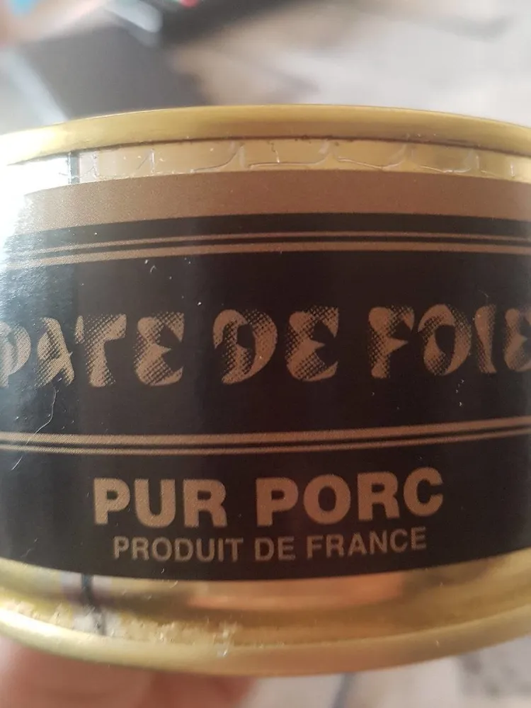 pâte de foie pur porc
