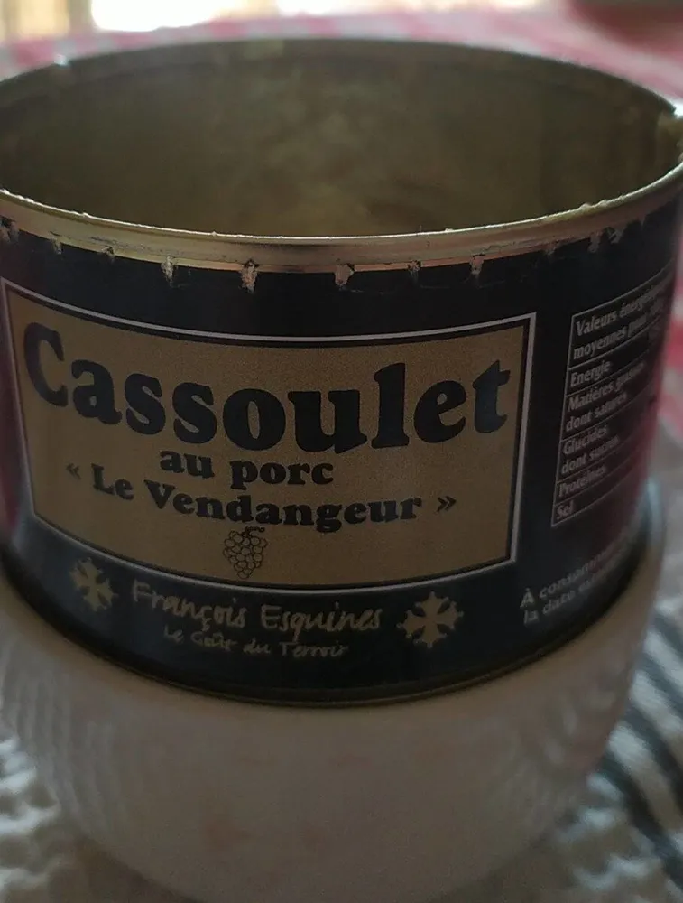 Cassoulet au porc "le vendangeur"