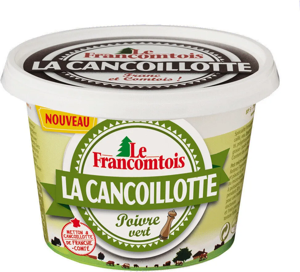 Cancoillotte Poivre Vert