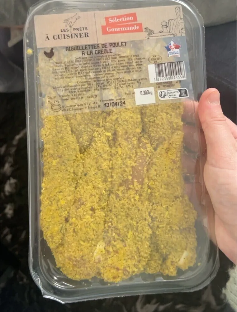 Aiguillettes de poulet à la créole