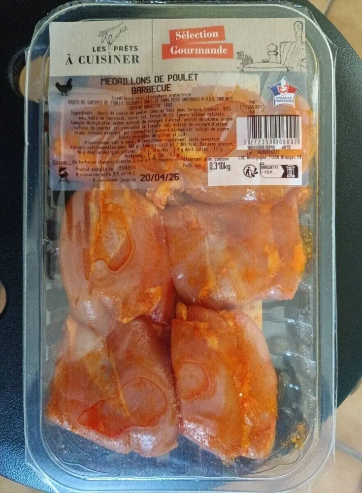 Médaillon de poulet barbecue