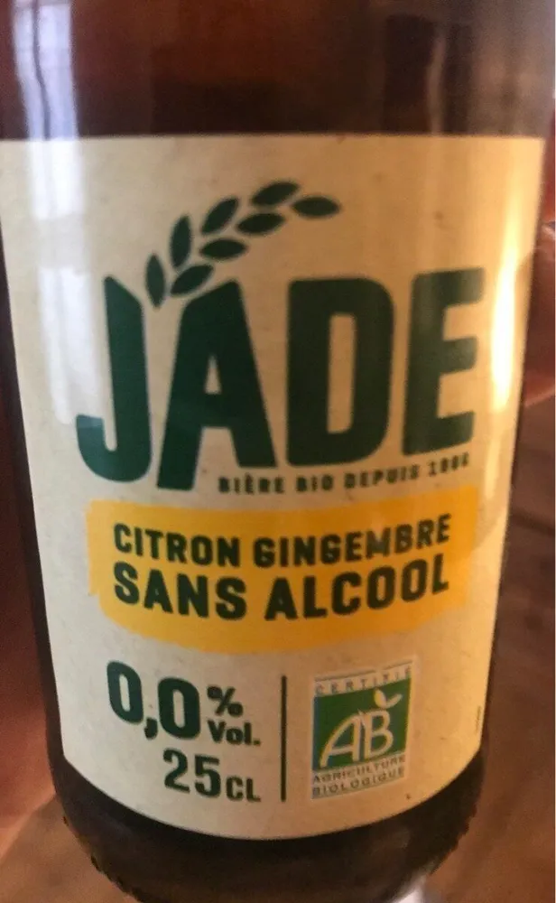 Biere sans alcool citron gingembre