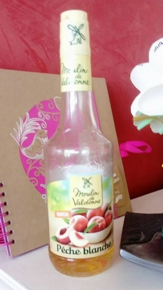 Sirop pêche blanche