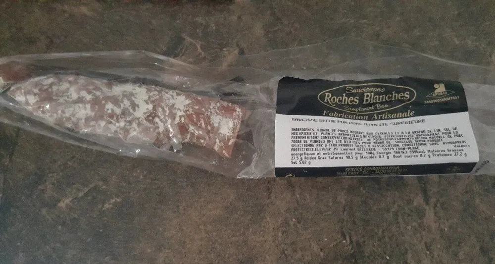 Saucisse sèche pur porc qualité supérieure
