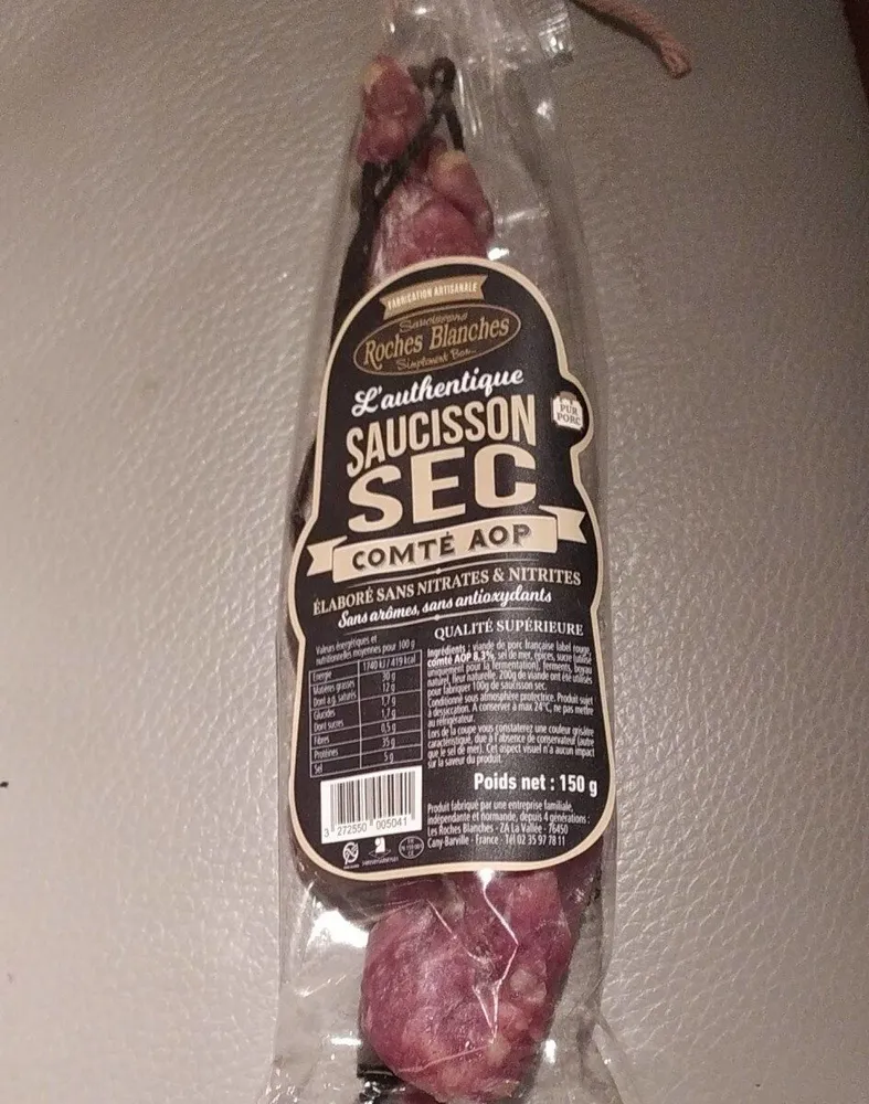 saucisson sec comté AOP