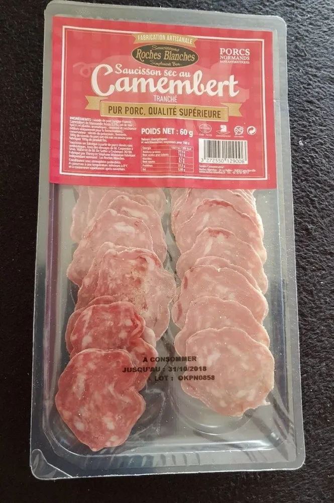 Saucisson sec au camembert